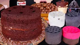 ASMR MALTESERS CHOCOLATE CAKE MAGNUM ICE CREAM NUTELLA DESSERT MUKBANG초콜릿 먹방チョコレート 咀嚼音 EATING SOUNDS