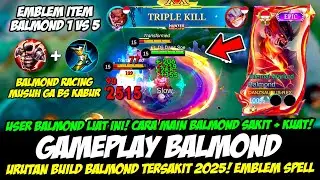 META BALMOND RACING❗CARA MAIN BALMOND SAKIT + KUAT❗BUILD BALMOND TERSAKIT❗GAMEPLAY BALMOND EXP LANE