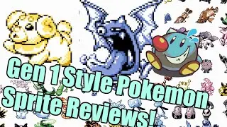 🔴 Pokemon Sprite Reviews #6 | Zelda Reacts  to cute Gen 1-Style sprites by Transecat