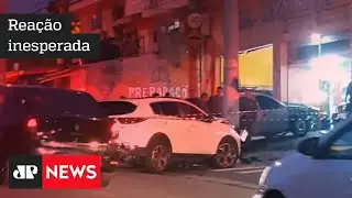 Comerciante reage a assalto e mata dupla de bandidos em pizzaria