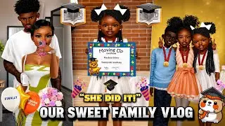 Сегодня она окончила школу! | Нежный семейный видеоблог, рутина пары и сладкий сюрприз 🎓💖🍦