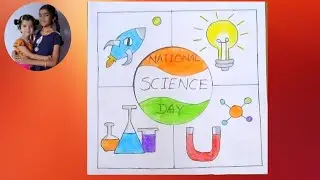 National Science Day Drawing//National Science Day Poster//#scienceday//@sweetsisterscorner1821 //