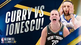 CURRY vence IONESCU em DUELO ABSURDO de 3 pontos! Veja o desafio COMPLETO