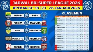 BERUBAH! Jadwal Liga 1 2026 Pekan ke 18 - Persib vs PSBS - Persija vs Madura United - Live Indosiar