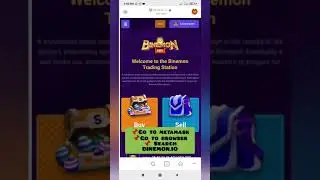 BINEMON - BUYING EGG AND MONS AT MARKETPLACE - PART 3 - VERY EASY USING ANDROID PHONE