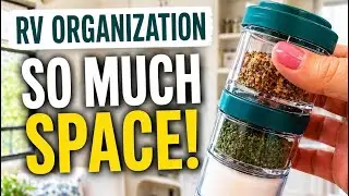 GENIUS RV SPACE SAVING TIPS YOU NEED TO TRY | ORGANIZATION FOR MAXIMUM EFFICIENCY