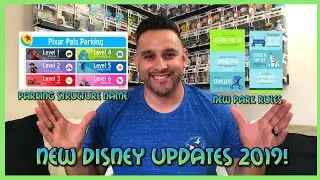 🔴 New Disney Updates 2019! (Parking Structure Name/New Park Rules) #uptodatedisney