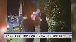 Teen charged after fatal crash in Greensboro