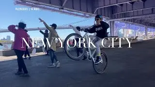 Bike Wheelies Through New York Ft. FillyBlocks - Part 1 (BMX 2022-2024)
