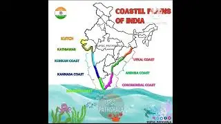 Coastel Plains of India 🇮🇳......#maps #viral ..