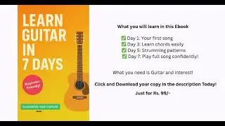 Learn Guitar in 7 Days Ebook Download Just for Rs. 99/-