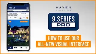 How to use the visual interface on our smart lighting app | 9 SERIES PRO