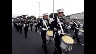 MILLAR MEMORIAL FB & PRIDE OF THE SHORE FB @ SOMME MEMORIAL PARADE