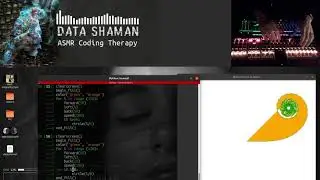 ASMR Programming and Digital Drawing Generative Art with python turtle for NFT [headphones on]