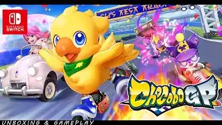 CHOCOBO GP Unboxing & Gameplay en Espa&ntilde;ol NINTENDO SWITCH