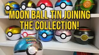 Adding the New Moon Ball to My Pok&eacute;mon Pokeball Tin Collection!
