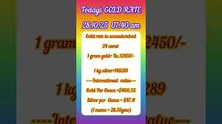 #todaysgoldrate#goldratetoday#goldvalue#silvervalue#latestgoldupdate#laxmidevi#gold#silver#goldtoday