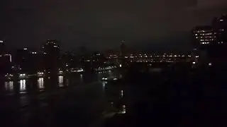 East River at night ASMR New York City