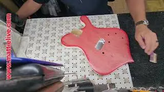 #rubyspadeguitar Neck Pocket Prep / MattieLive Custom Shop 