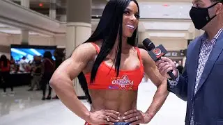 Yarishna Ayala (Wellness Olympia) at 2021 Olympia!