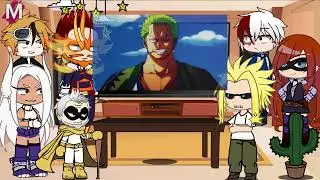 𝙋𝙧𝙤 𝙝𝙚𝙧𝙤𝙚𝙨 𝙧𝙚𝙖𝙘𝙩 𝙩𝙤 Zoro | Onepiece | Strawhat | luffy | MHA BNHA | deku | Gacha life