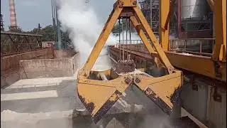 FOUR ROPE GRAB BUCKET CRANE FOR SLAG GRANULATION PLANT