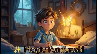 ✨ The Talking Paintbrush | Magical Kids Story | Bedtime Fairy Tale for Children