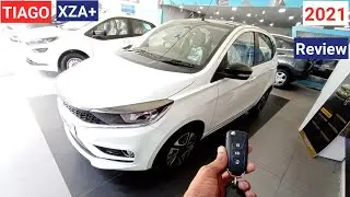 2021 TATA TIAGO XZA PLUS ₹ 6.84 LAKH | TIAGO TOP MODEL REVIEW | PRICE &bull;INTERIOR & EXTERIOR |