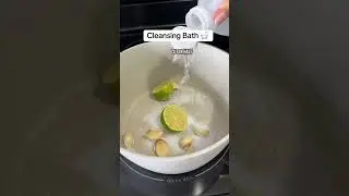 Cleansing bath to remove negative energy
