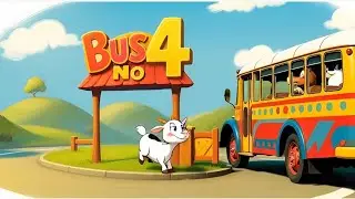 🚌🐒 Der fr&ouml;hliche Affe und der bunte Cartoon-Bus | Lustiges 