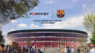 Fortinet is the Official Cybersecurity Partner for FC Barcelona's new Spotify Camp Nou Stadium