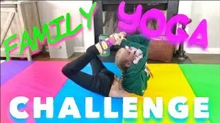 FAMILY YOGA CHALLENGE | Family 5 Vlogs