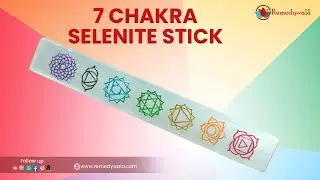 Remedywala 7 Chakra Selenite Stick