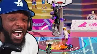 Playing a TOP RANKED Malone... *I Crashed Out* [Dunk City Dynasty]