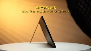 Work Hard, Play Anywhere: ARZOPA A1S Portable Monitor Unleashed! 💼🎮