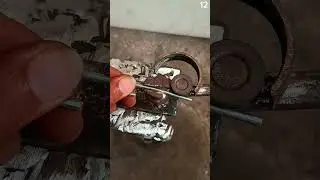 Wire bends into latch, morning rhythm locks precision flow