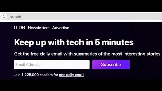 Daily Tech Newsletters: TLDR