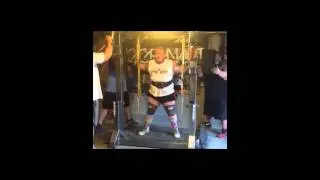 700x3 no wraps low bar. Low bar and sleeves rep PR