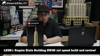 LEGO&reg; Empire State building 21046 Speed build and Review!