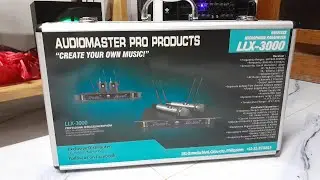 Audiomaster professional wireless microphone LLX-3000