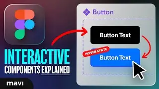 INTERACTIVE COMPONENTS in FIGMA – What They Are & How To Use Them (Tutorial)