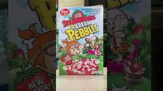 New cereal review! 🍓 Strawberry & Cream Pebbles! #foodnews #snackreview #foodreview #cereal