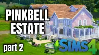 The Sims 4&rsquo;te AI Pinkbell Estate Evini İnşa Ediyoruz (Part 2 &ndash; Interior) 🏡💗 | Cozy Build