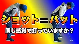 【新感覚】ショットとパットを同じ感覚で打つとどちらも安定性アップ！回転系スイングにマッチするパターはコレ！