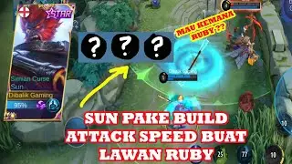 SUN LAWAN RUBY DI OFFLANER PKE BUILD ATTACK SPEED AUTO KABUR DIA | ITEM SUN TERBARU - SUN