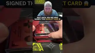 WAIT UNTIL YOU SEE WHO SIGNED THIS BOOKLET CARD 😱  #groupbreaks #hobbybox #hollywood
