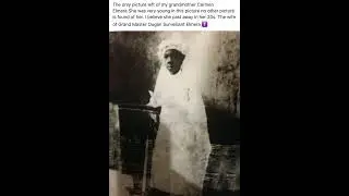 THE LAST SURVIVING IMAGE OF THE QUEEN OF ELMERA VODOU MANBO CARMEN ELMERA  ✝️