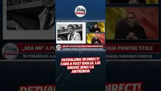 Dezvaluire in direct! Care a fost idolul lui Emeric Jenei ca antrenor