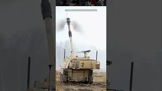 M109A6 Paladin 155mm High-Angle Fire