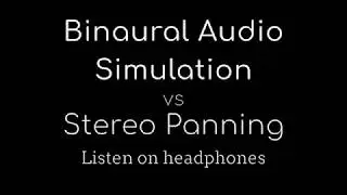 Quick Ableton Live Binaural audio vs Stereo panning Test (Headphones needed)